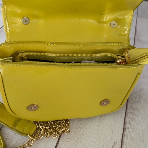 Motorcycle Jacket Purse Chain Crossbody Bag Pu Leather Women’s Girls NEW - Picture 4 of 8